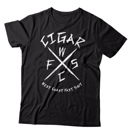 CIGAR - "West Coast Fast Shit" (Black) (T-Shirt)