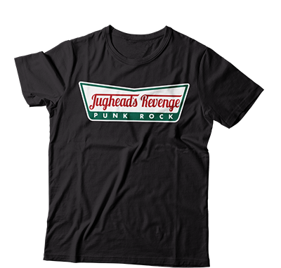JUGHEAD'S REVENGE - "Krispy Logo" (Black) (T-Shirt)