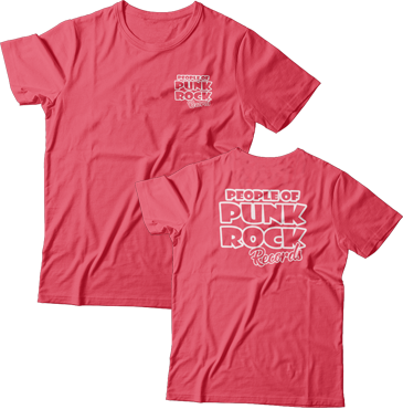 POPR Records (Heather Red) (T-Shirt)