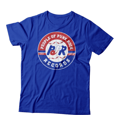 POPR Records - "Expos Logo" (Blue) (T-Shirt)