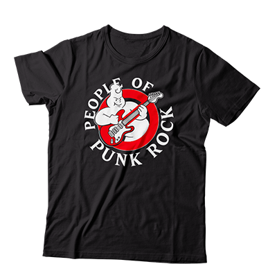 POPR Records - "Punkbusters" (Black) (T-Shirt)